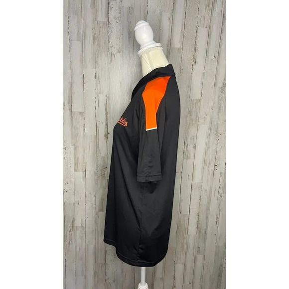 NWT MLB Baltimore Orioles Men's Polo Shirt Black Size Small Short Sleeve - Picture 5 of 6